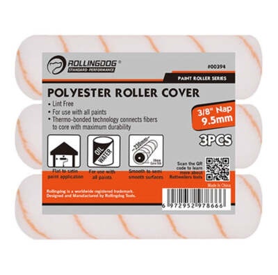 Упаковка валиков Rollingdog Polyester Roller Cover 9,5 мм 3 шт.