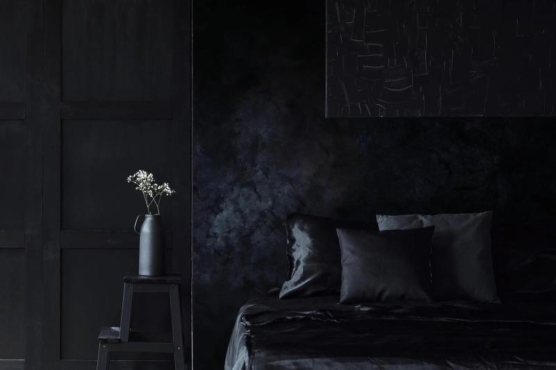 Абсолютно чёрный эффект бархата в стиле Noir