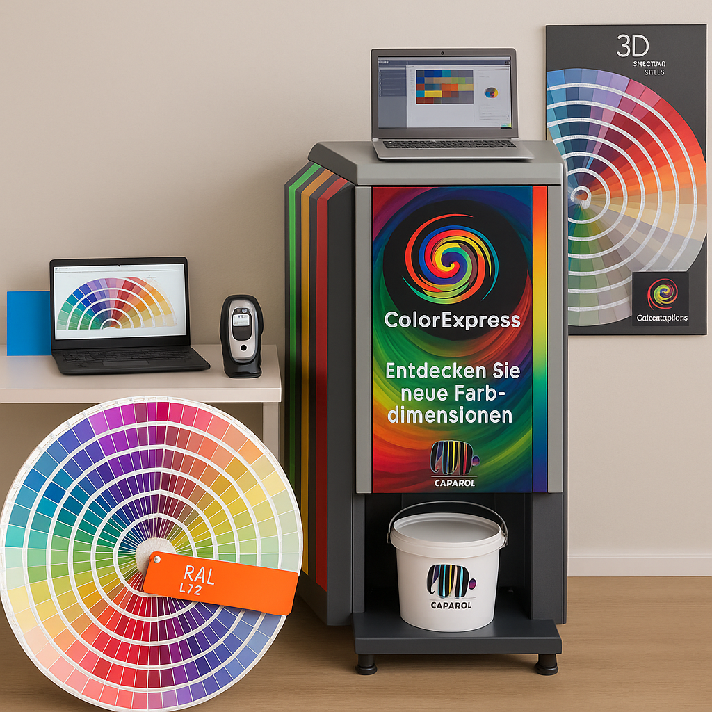 Колеровка краски, профессиональная