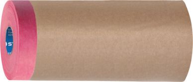 STORCH CoverQuick SunnySTAR strong — укрывочная бумага с розовой Washi‑лентой для сложных поверхностей