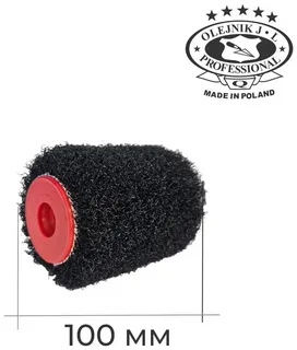 Профессиональный валик Olejnik 100×80×8 мм для механического нанесения шпаклёвки