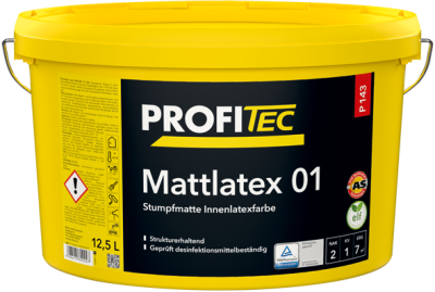 Краска Экстра матовая латексная P143 Mattlatex 01 База 3