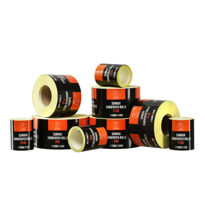 Шлифовальная бумага SUNROX в рулоне 115мм х 5м