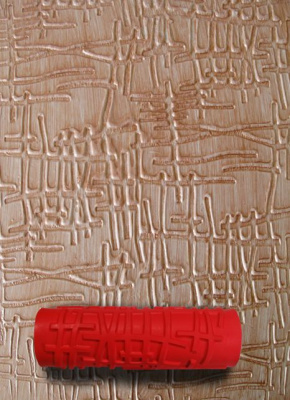 Фактурный валик для декоративной штукатурки с эффектом 