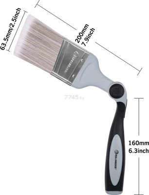 Rollingdog PRO-ANGLE 10501 — профессиональная угловая кисть