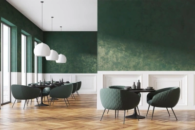 Интерьерно-экстерьерное матовое покрытие с эффектом золотистой бархатной ткани.