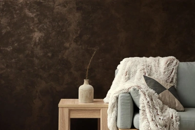 Покрытие с эффектом pratta золотистой парчи тёмного цвета