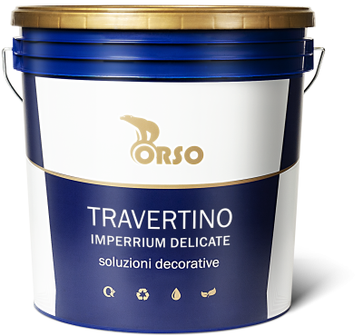 TRAVERTINO IMPERIUM DELICATE позволяет создать классический дизайн натурального камня «Римский травертин»