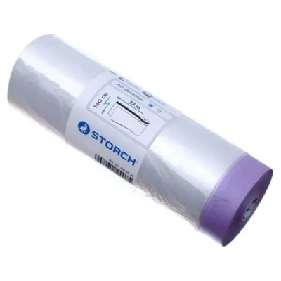 STORCH CQ Folie De Paarse — деликатная укрывочная плёнка с фиолетовой лентой для чувствительных поверхностей (UV до 3 месяцев)