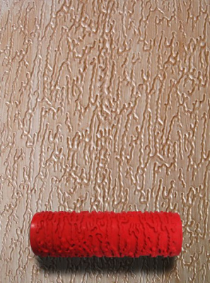 Фактурный валик для декоративной штукатурки с эффектом "Кора Дерева" 006 (180 мм)