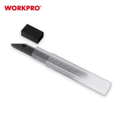 Запасные лезвия WorkPro  В упаковке 10 шт. Подходят для  ножей 9 мм.