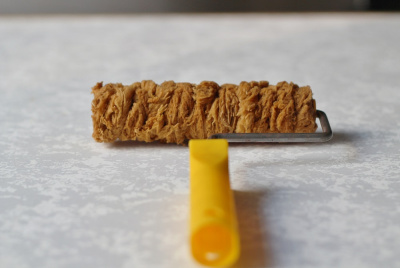 Фактурный валик из натуральной морской губки для декоративной краски