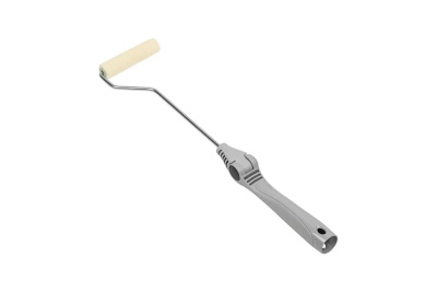 Валик малярный Rollingdog Hi-Sheen с поворотным бюгелем 100 мм, велюр 5 мм