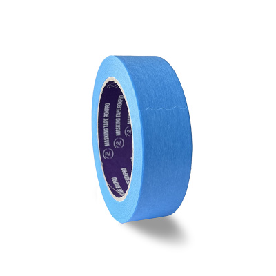 Малярная лента фасадная RoxelPro ROXPRO 5030 — для наружных работ, UV-стойкая, рисовая бумага