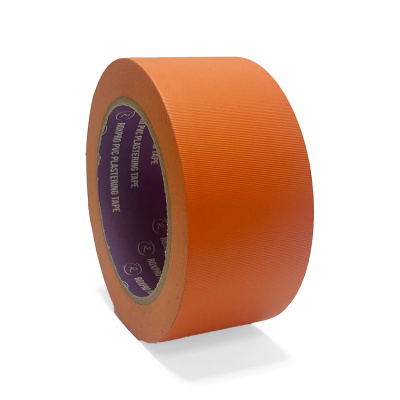 Лента малярная RoxelPro RoxPro для защиты дверей и окон, ПВХ, оранжевая 50 мм × 33 м