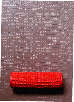 Фактурный резиновый валик для декора (кожа змеи)