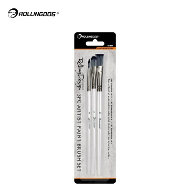 ROLLINGDOG набор кистей для деликатной покраски Standard 4/6/10 мм, 3 шт (арт. 81440)