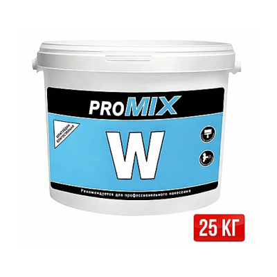 PROMIX W — влагостойкая шпаклёвка 