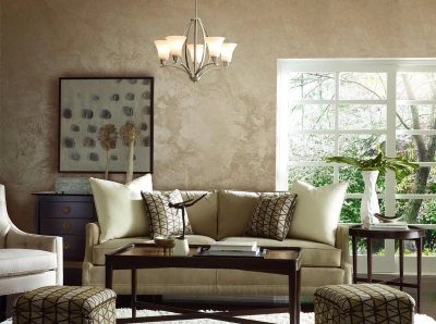 Декоративная штукатурка с эффектом шёлковой парчи