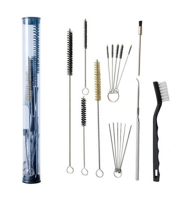 Набор для чистки окрасочных пистолетов (18 предметов)