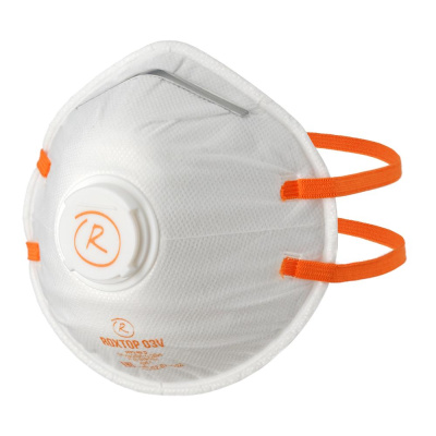 Фильтрующая полумаска ROXTOP 03V 3-й степени защиты, с клапаном выдоха, до 50 ПДК