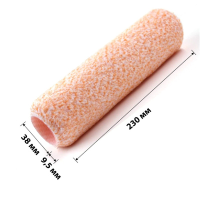 Валик Rollingdog Super-Micro 230 мм микрофибра ворс 9,5 мм — размеры