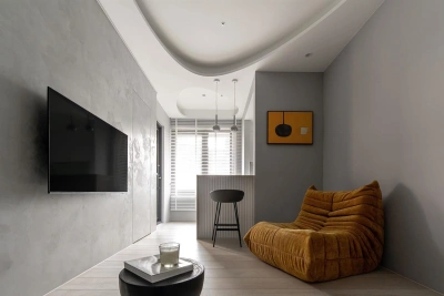 SETA EXCLUSIVE - Декоративная штукатурка на стеннах гостинной