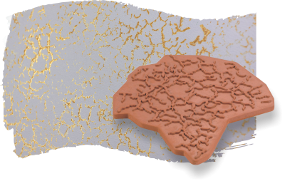 Штамп для декора резиновый SB-CS (10 см и 11 см)