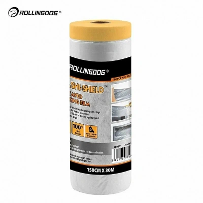 Укрывочная плёнка с  washi‑лентой ROLLINGDOG WASHI‑SHIELD для чётких линий