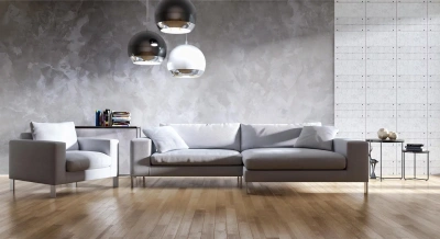 Классический мокрый шёлк Pratta в гостинной